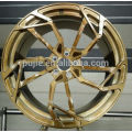 golden car alloy wheel new design